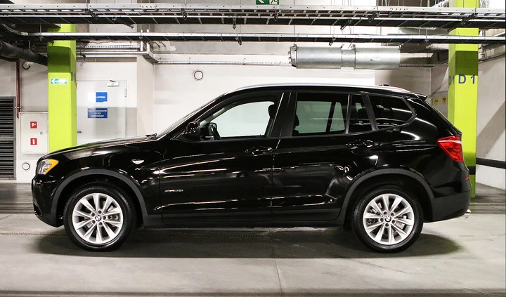 BMW X3 cena 54800 przebieg: 189250, rok produkcji 2012 z Poddębice małe 277